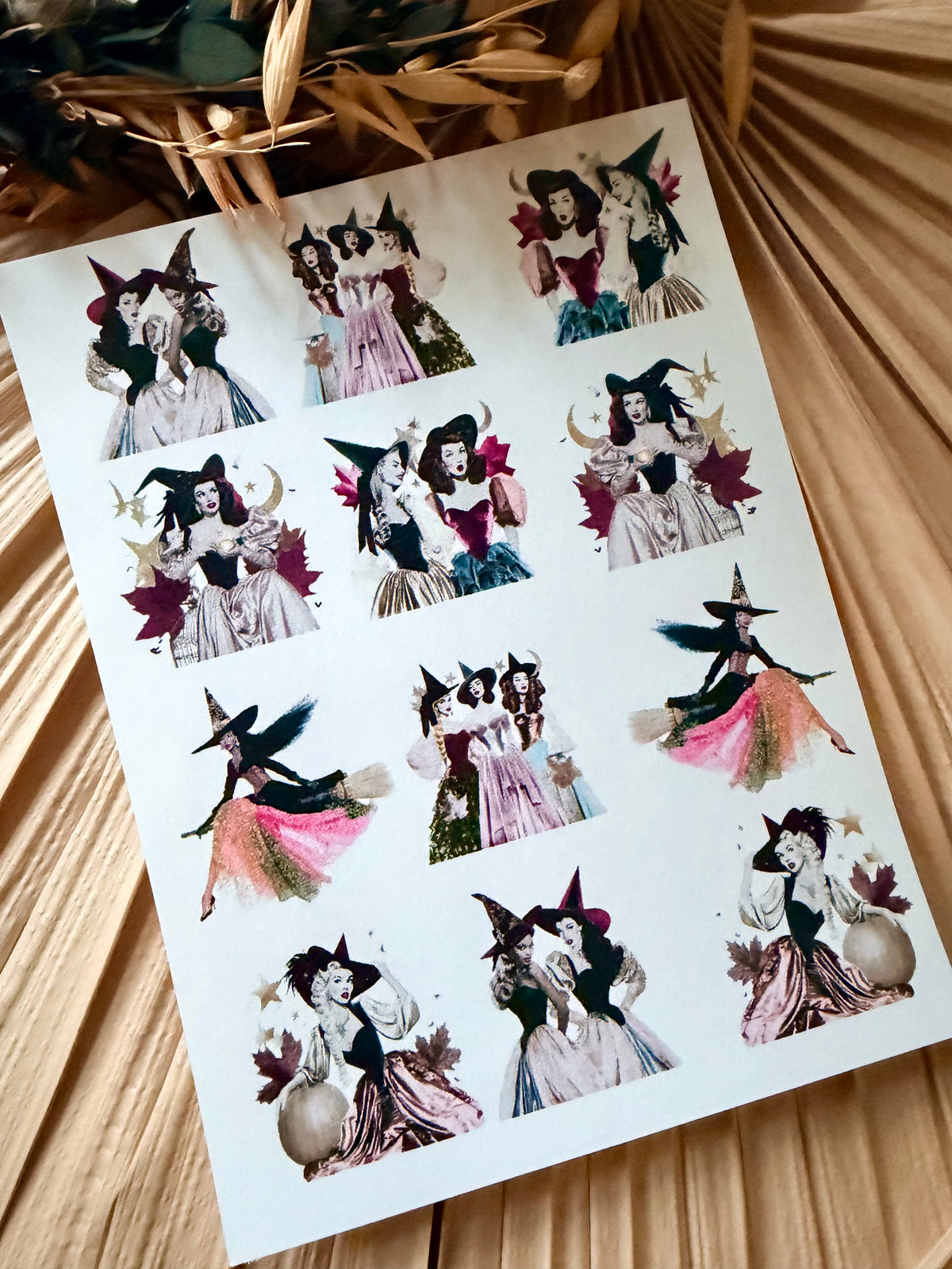Glam Witches Transfer Paper