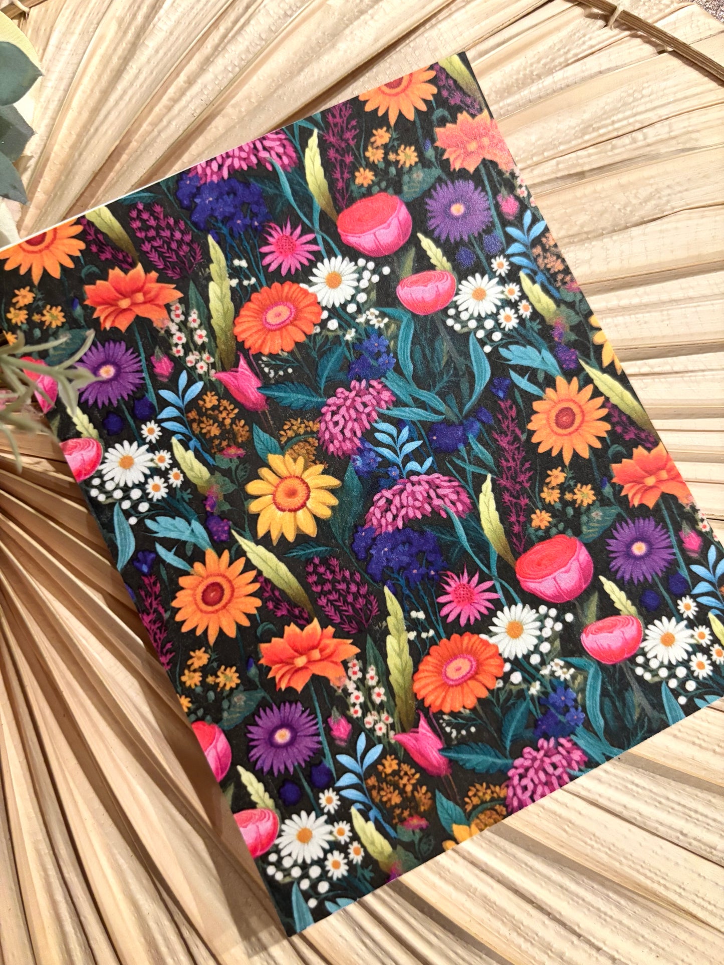 Bright Florals A Transfer Paper