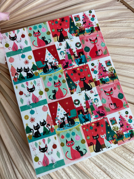 Atomic Kitty Scenes A Transfer Paper