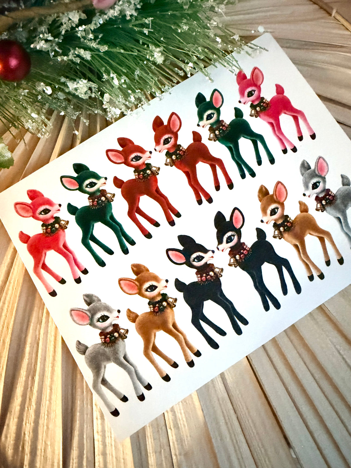Fancy Fawn Transfer Papers & Mirrored Cutter Set