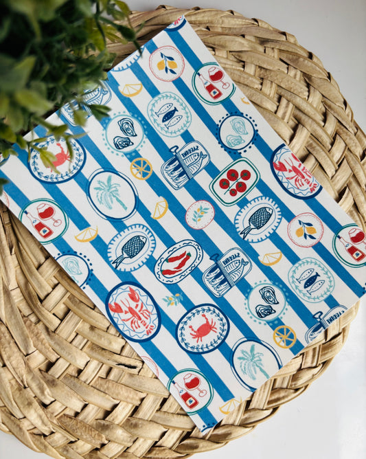 Lobster Stripe Transfer Paper