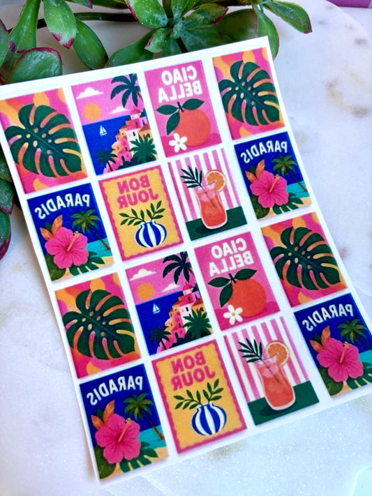 Paradise Tile Transfer Paper