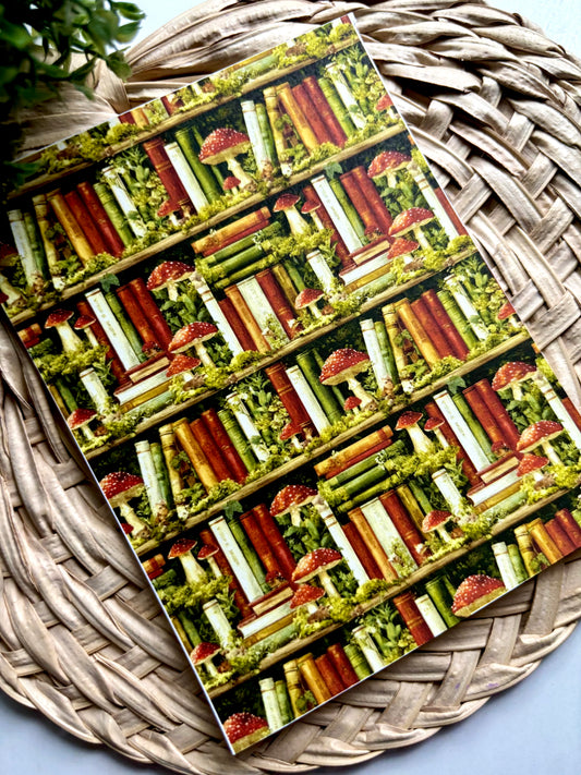Woodland Bookshelves Transfer Paped