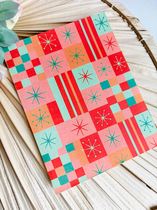 Trendy Holiday Starburst Transfer Paper-Large or Small