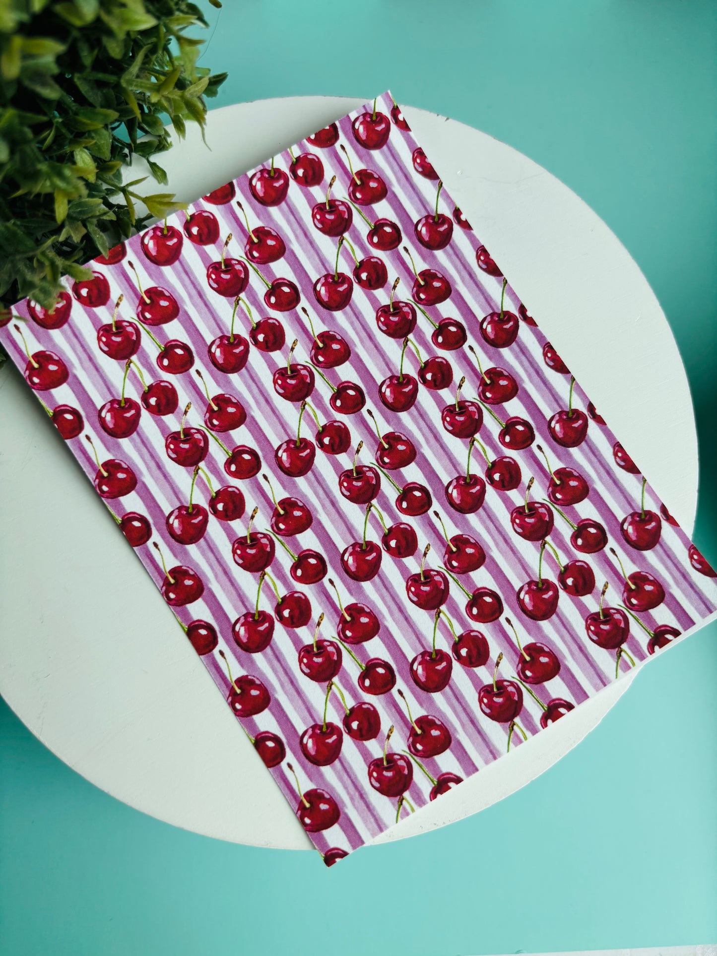 Cherry Stripe Transfer Paper