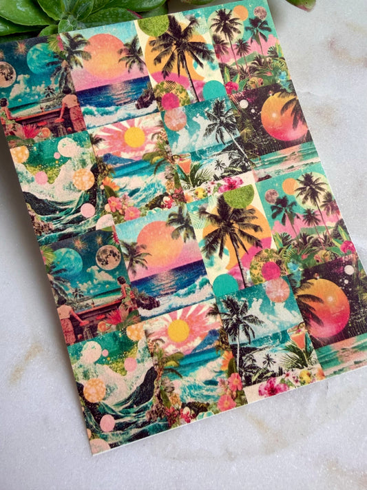 Beach Life Tile Transfer Paper