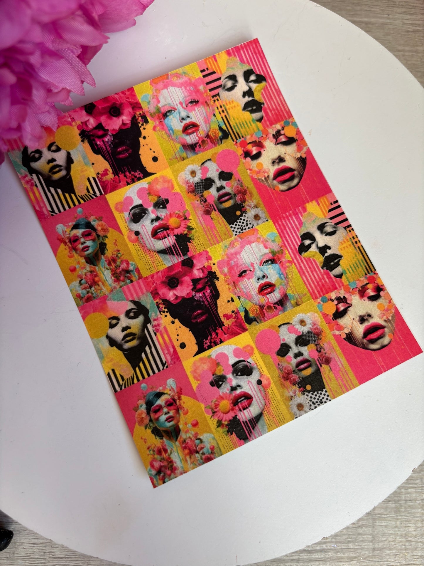 Neon Babes B Transfer Paper