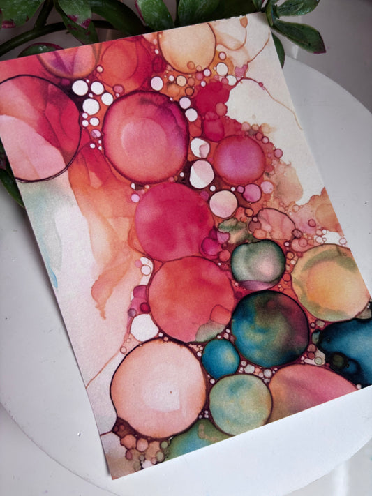 Organic Bubbles Transfer Paper