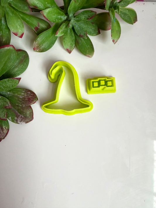Embossed Buckle Witch Hat Cutter