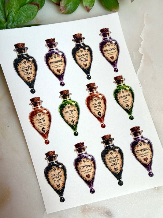 Potions Class Cutter & Transfers