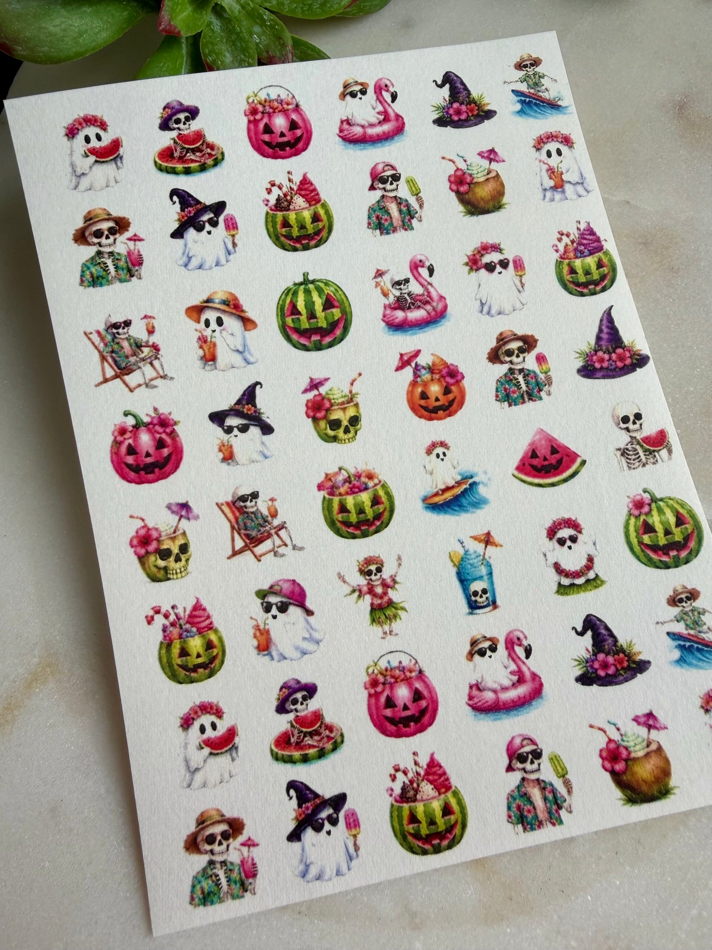 Summerween Charm Transfer Paper