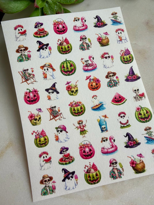Summerween Charm Transfer Paper