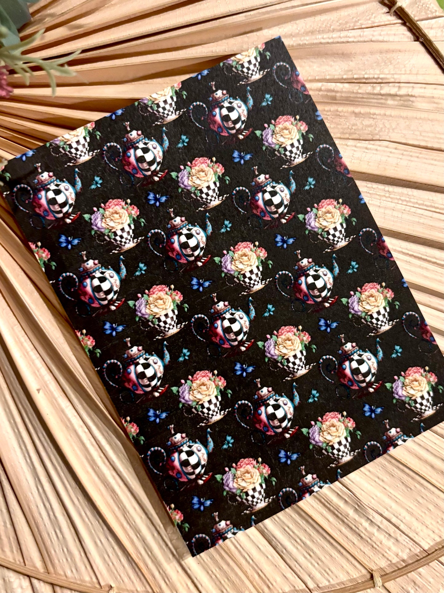 Dark Tea Time Transfer Paper