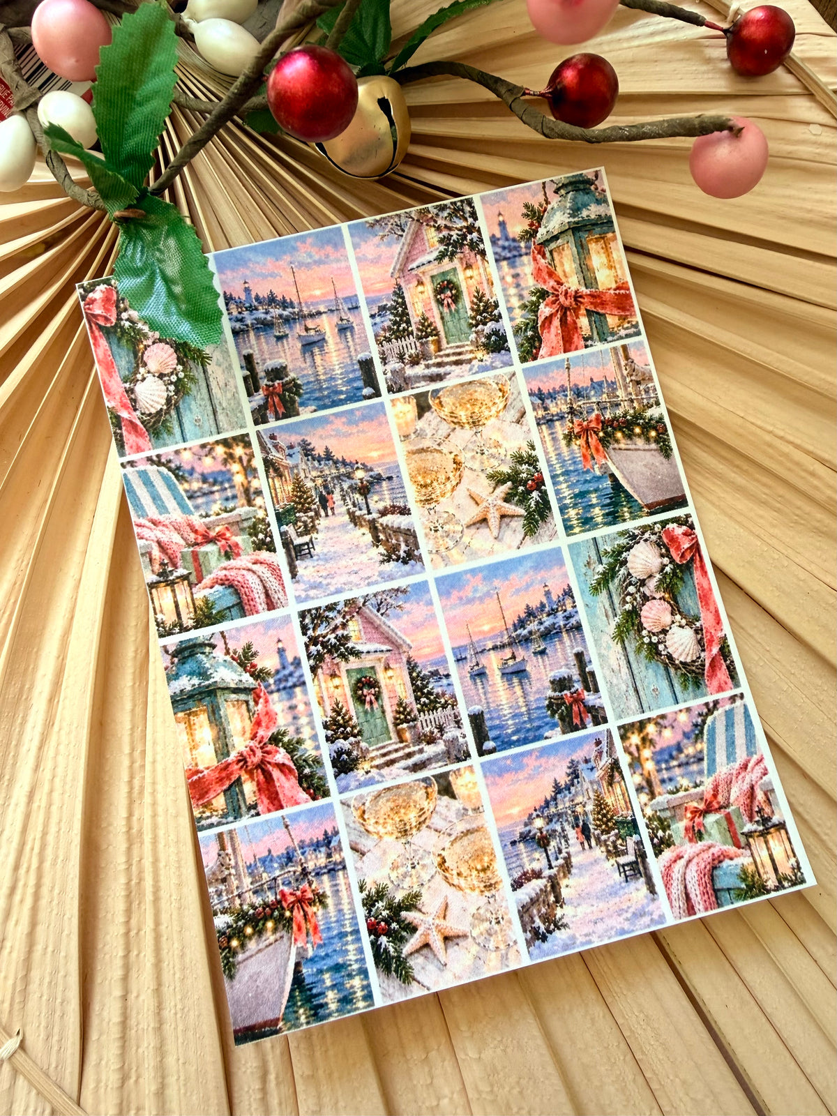 Boardwalk Holiday Transfer Paper