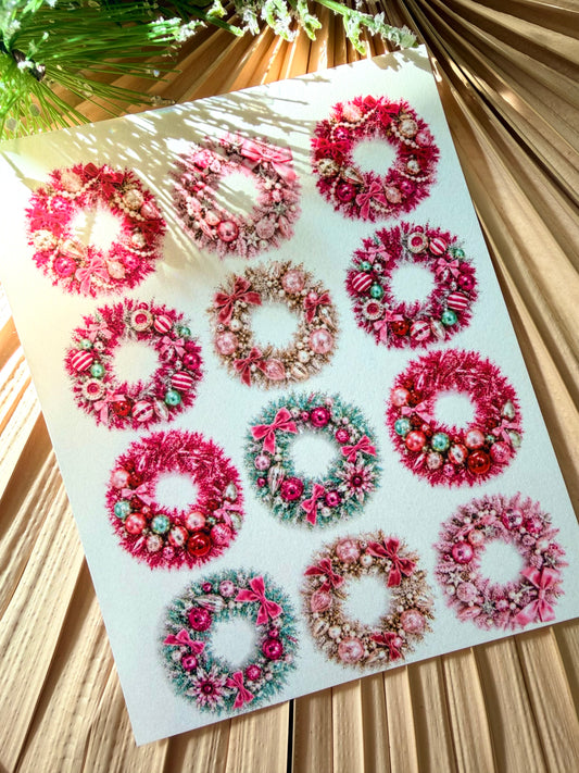 Wreath Transfer Paper & Fitted Cutter