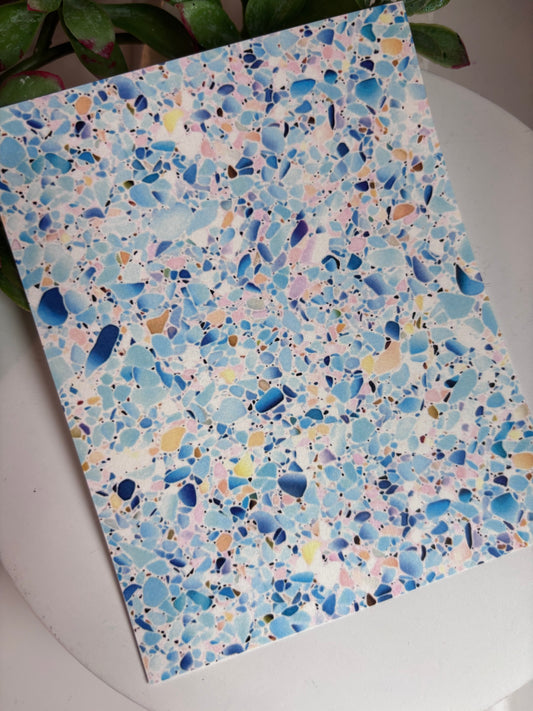 Sky Terrazzo Transfer Paper