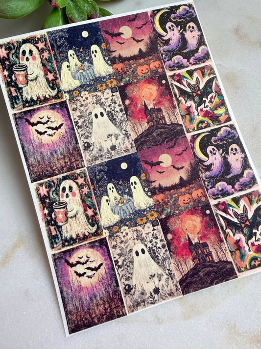 Ghostly Tile Transfer Paper