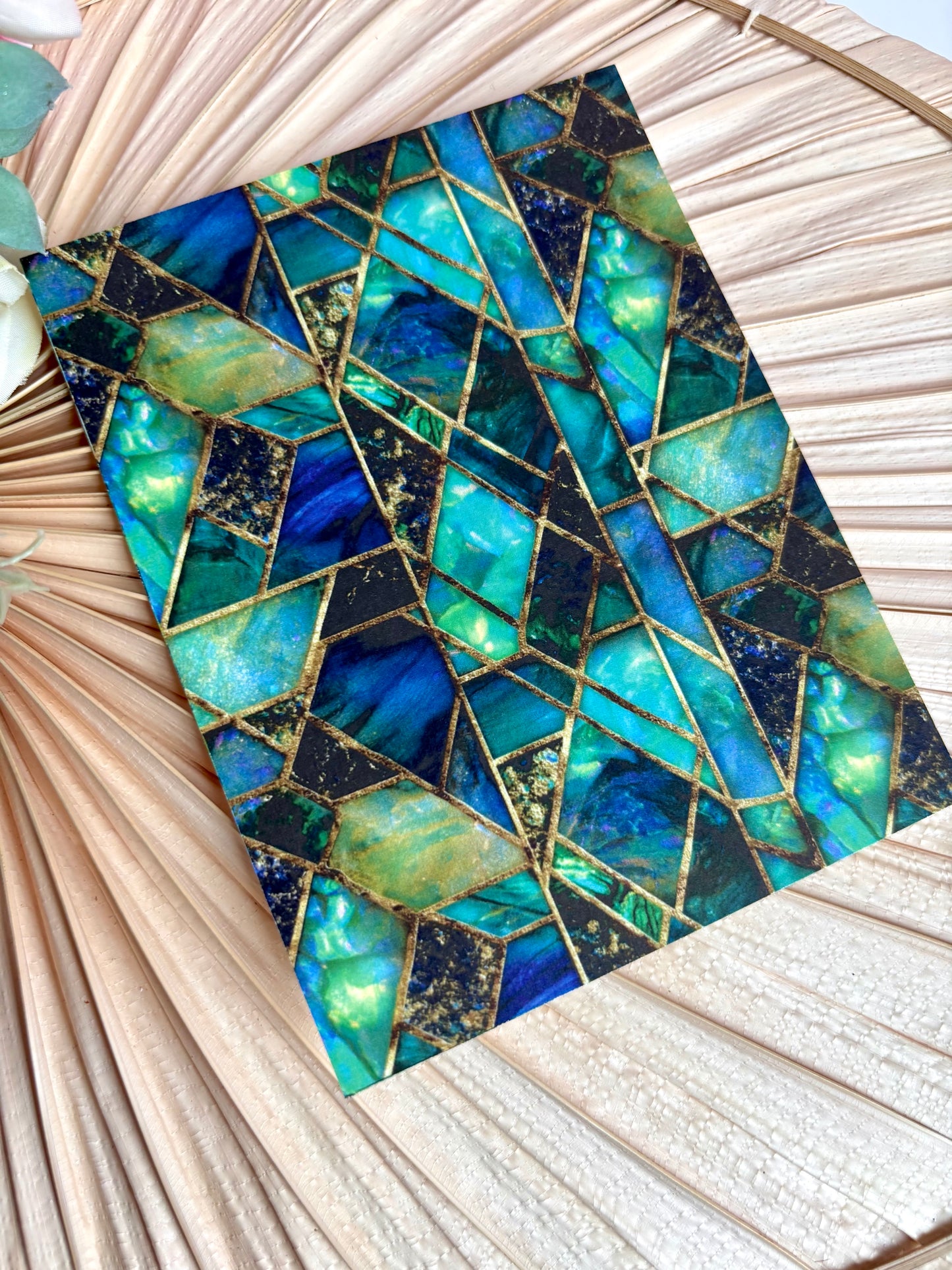 Emerald City Mosaic Transfer Paper