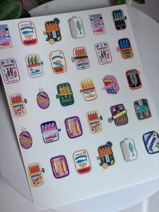 Sardine Charm Transfer Paper
