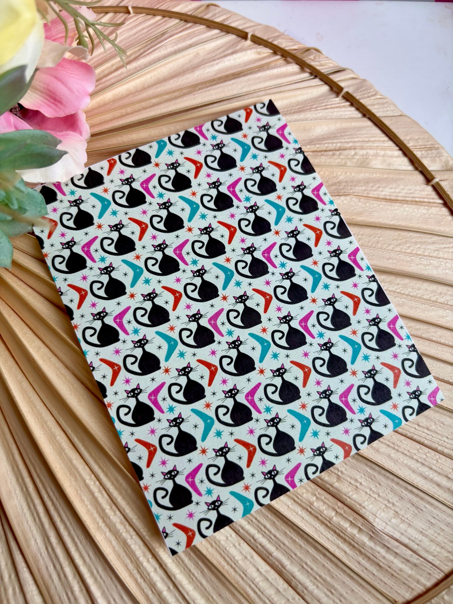 Kitty Boomerang Transfer Paper