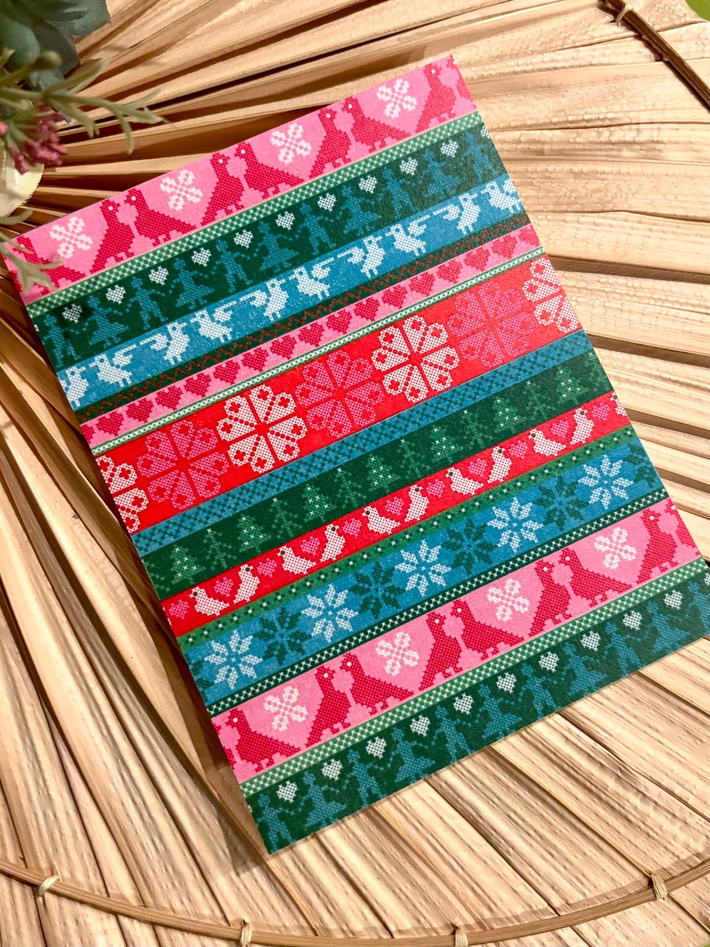 Fair Isle Goose Transfer Paper