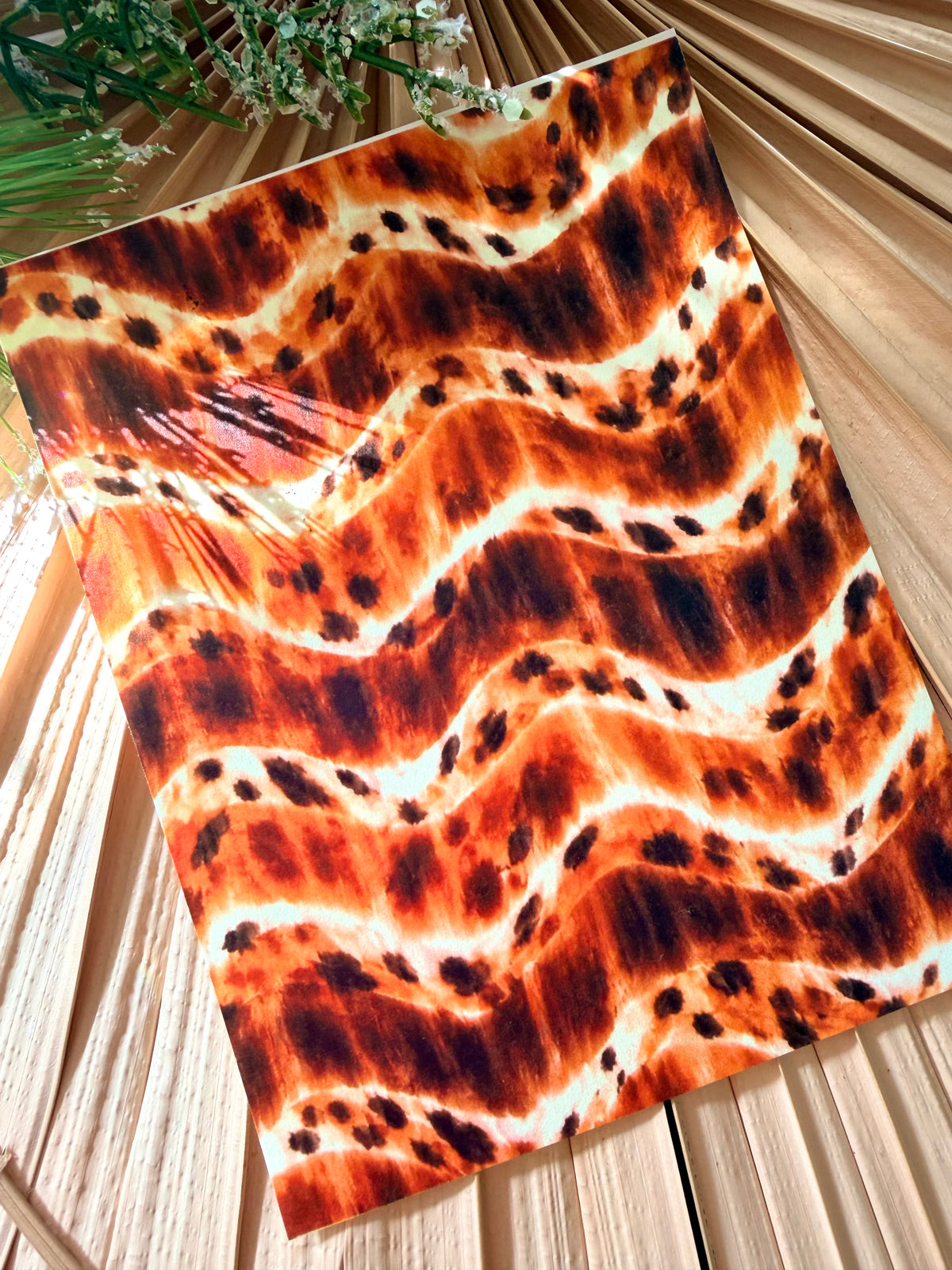 Tortoiseshell Spotty Stripe Transfer Paper