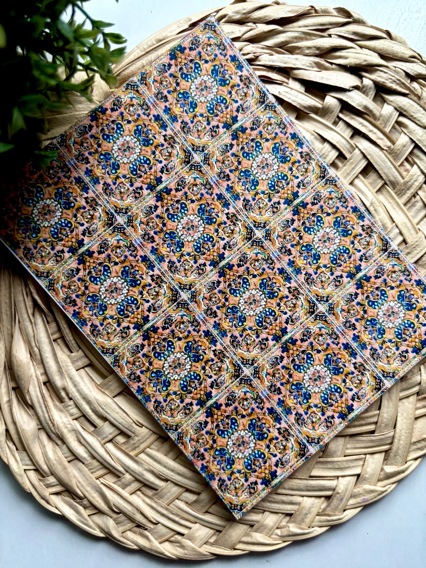 Intricate Moroccan Tile Transfer Paper