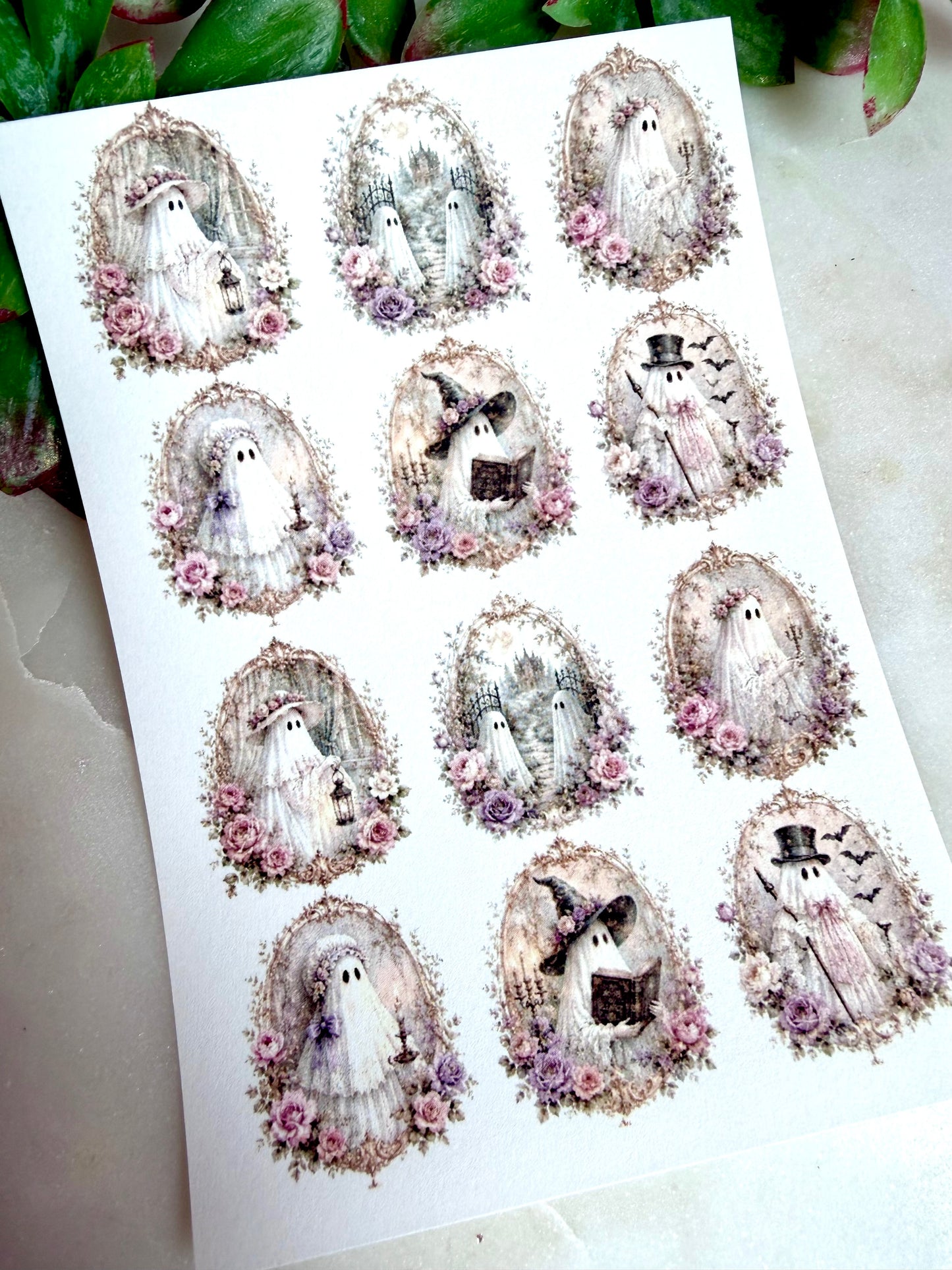 Ghost Rococo Transfer Paper