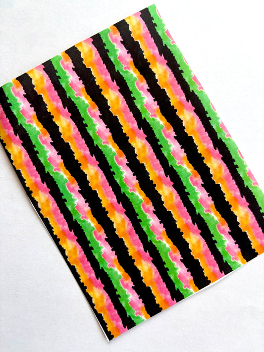 Neon Stripe Wide Transfer Paper