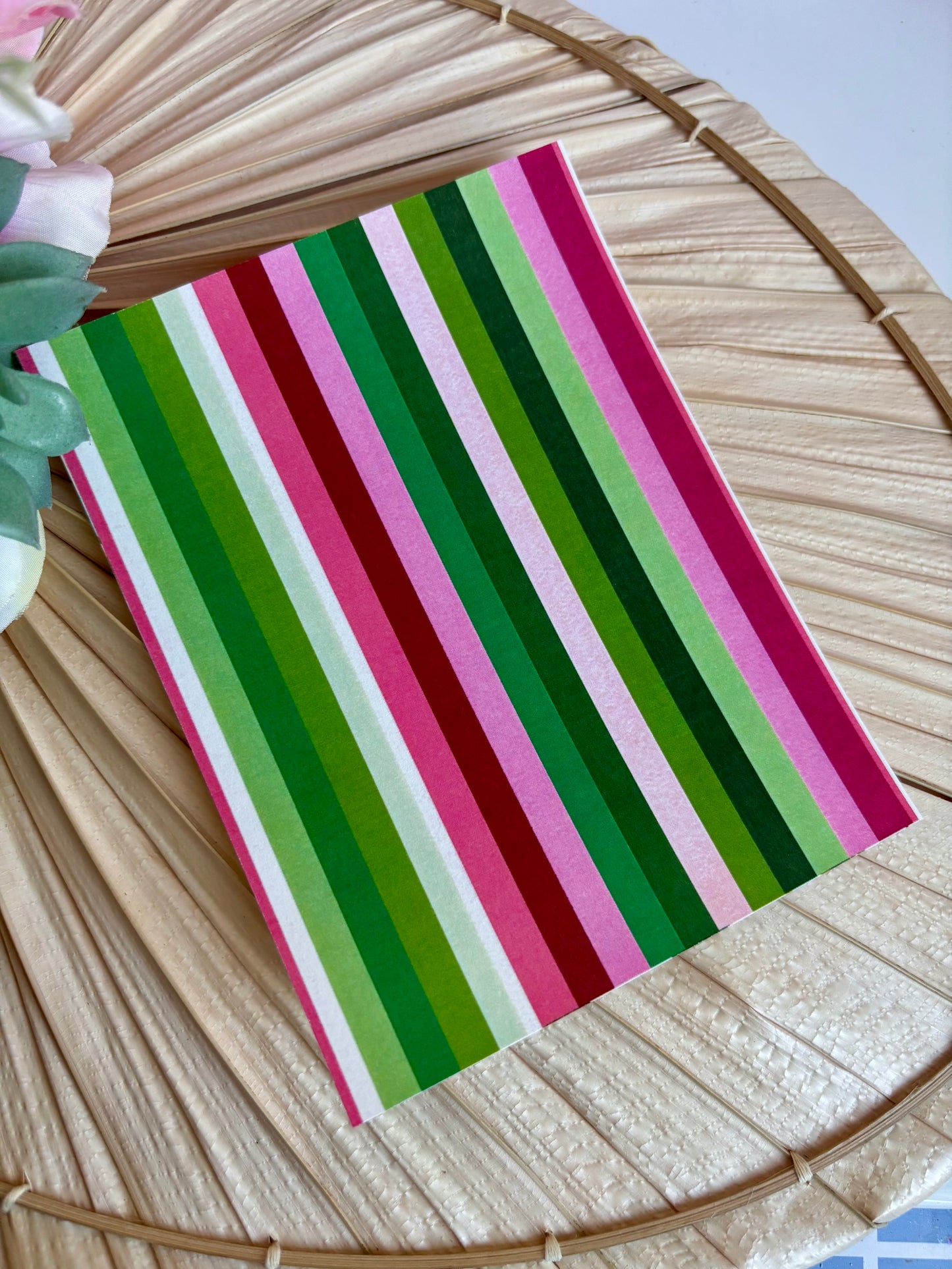 Merry Stripes Transfer Paper