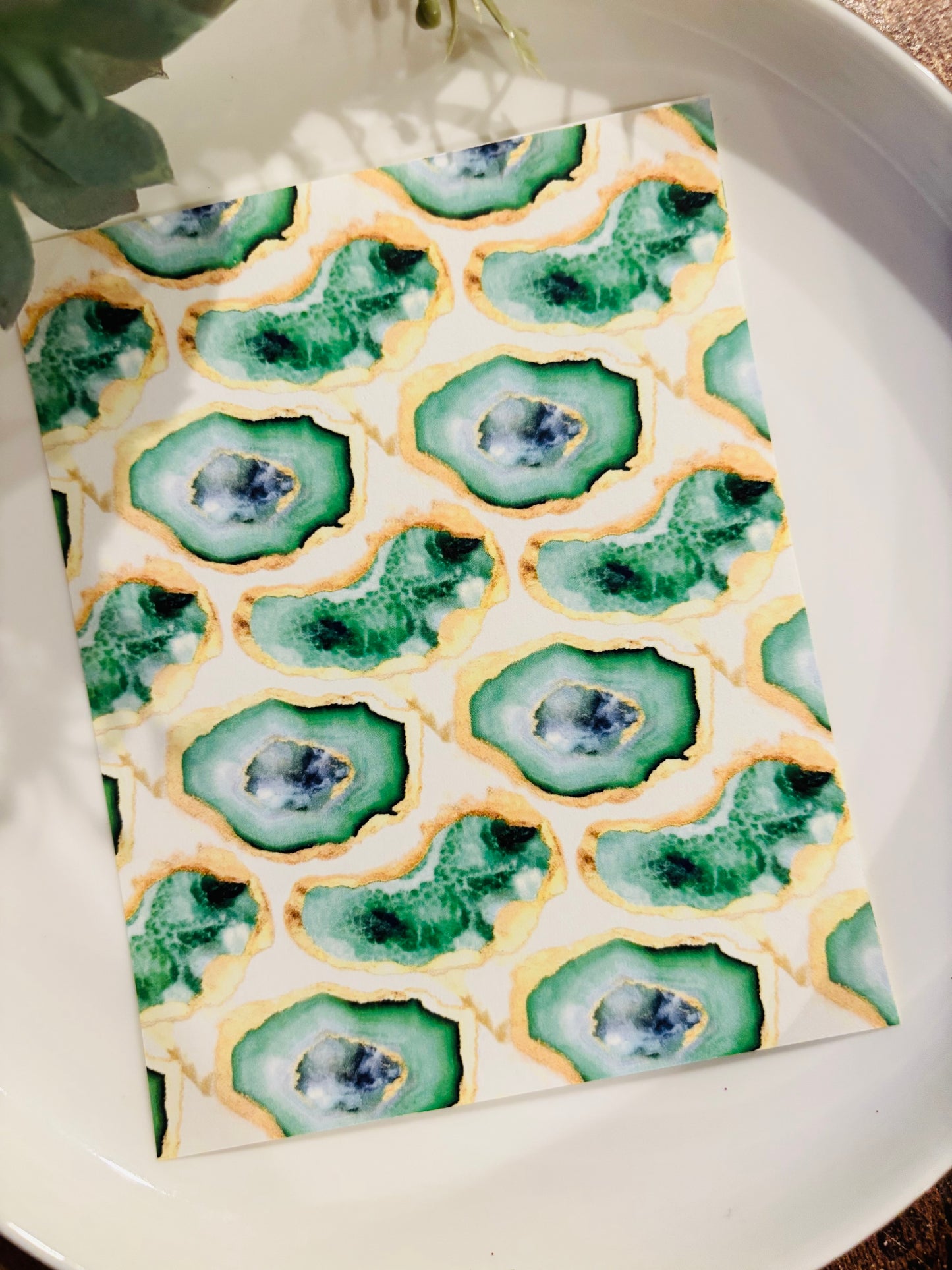 Green Agate 1 Transfer Paper