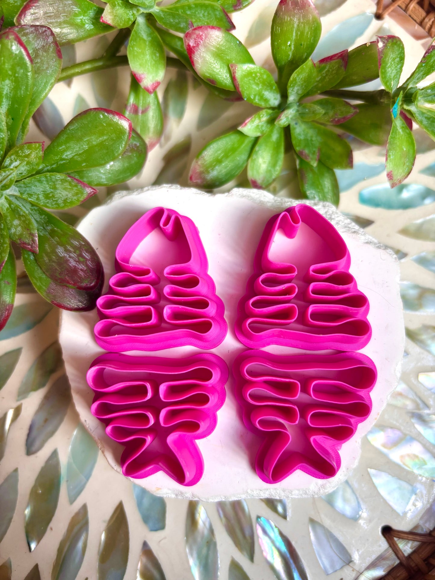 Fish Bones Clay Cutters