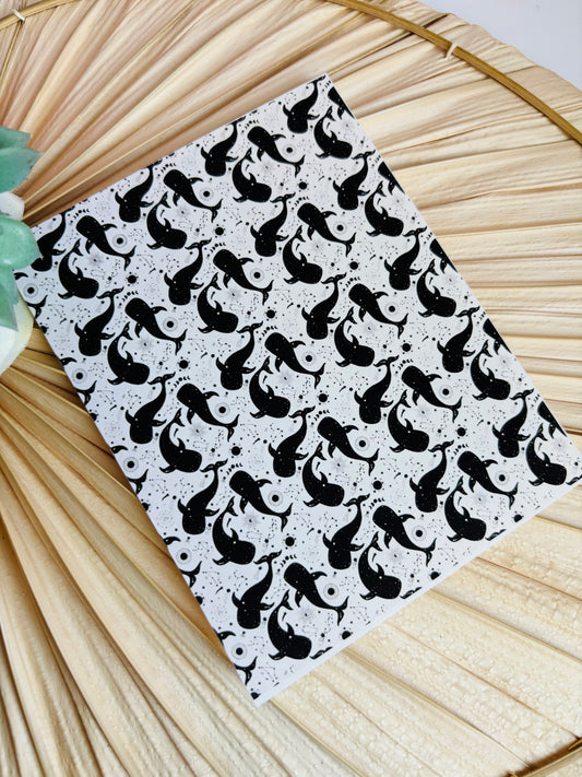 B&W Whale Transfer Paper