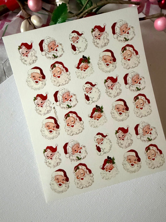 Happy Santa Charm Paper