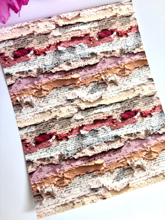 Romantic Pages Transfer Paper