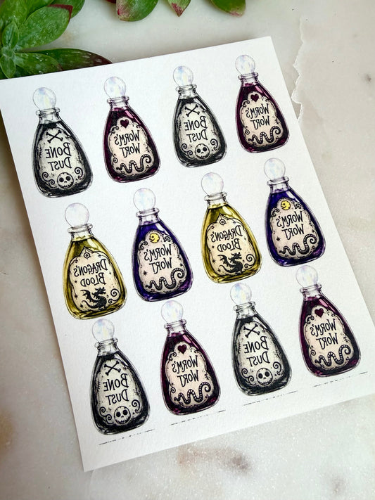 Sally’s Apothecary Transfers & Cutter
