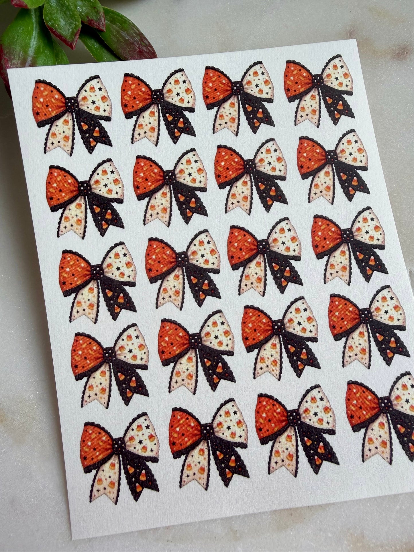 Halloween Bow Transfers & Cutter