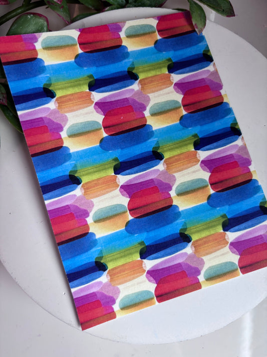 Bright Brushstroke Transfer Paper