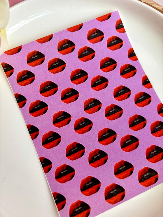 Lucious Lips Transfer Paper