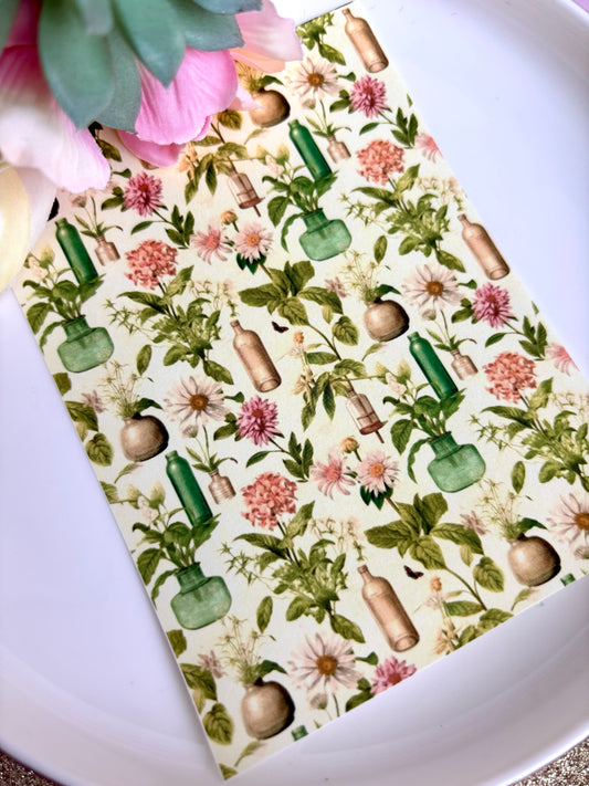 Flowers & Vases Transfer Paper