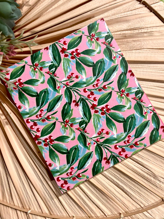 Pink Holly Transfer Paper