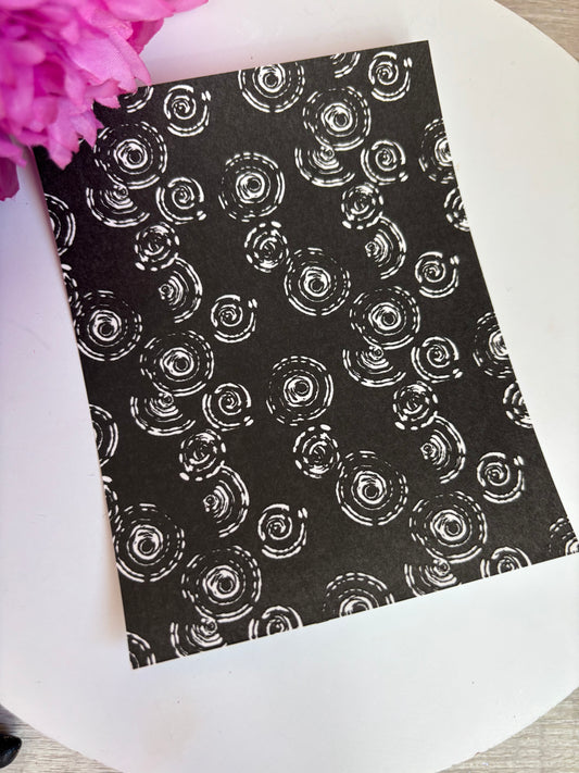 Rings BW Transfer Paper