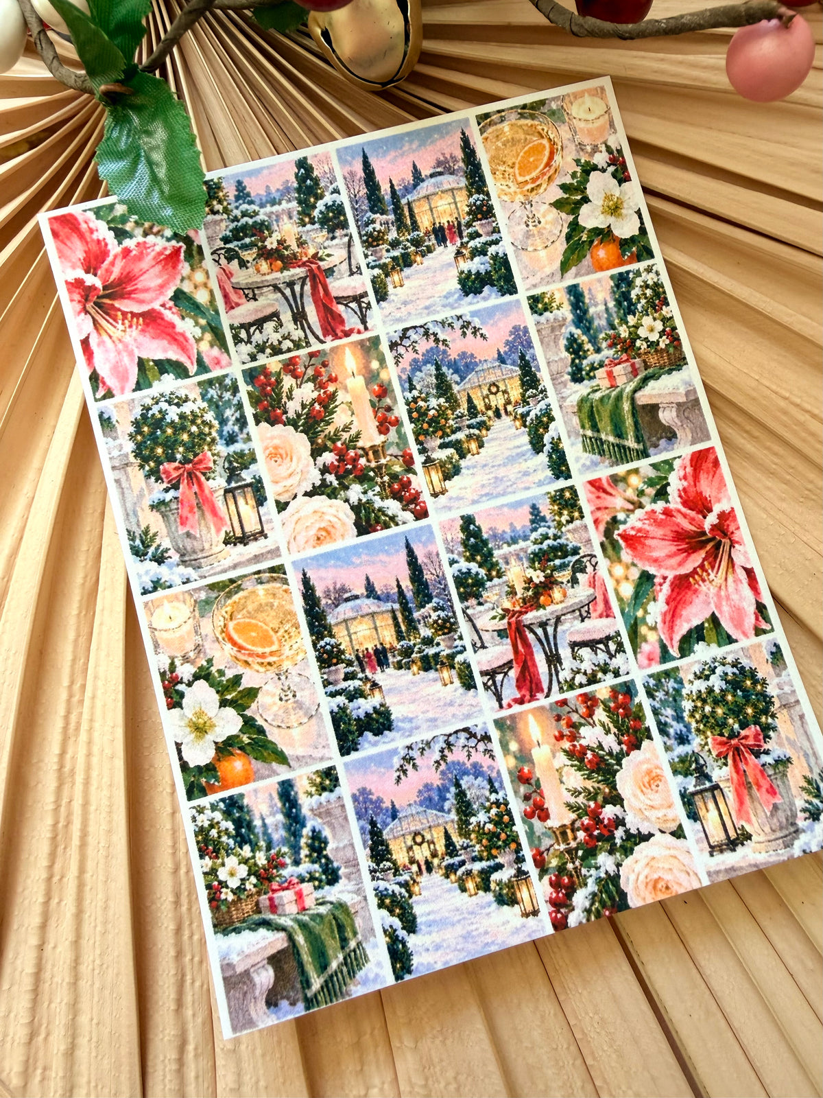 Greenhouse Holiday Tile Transfer Paper