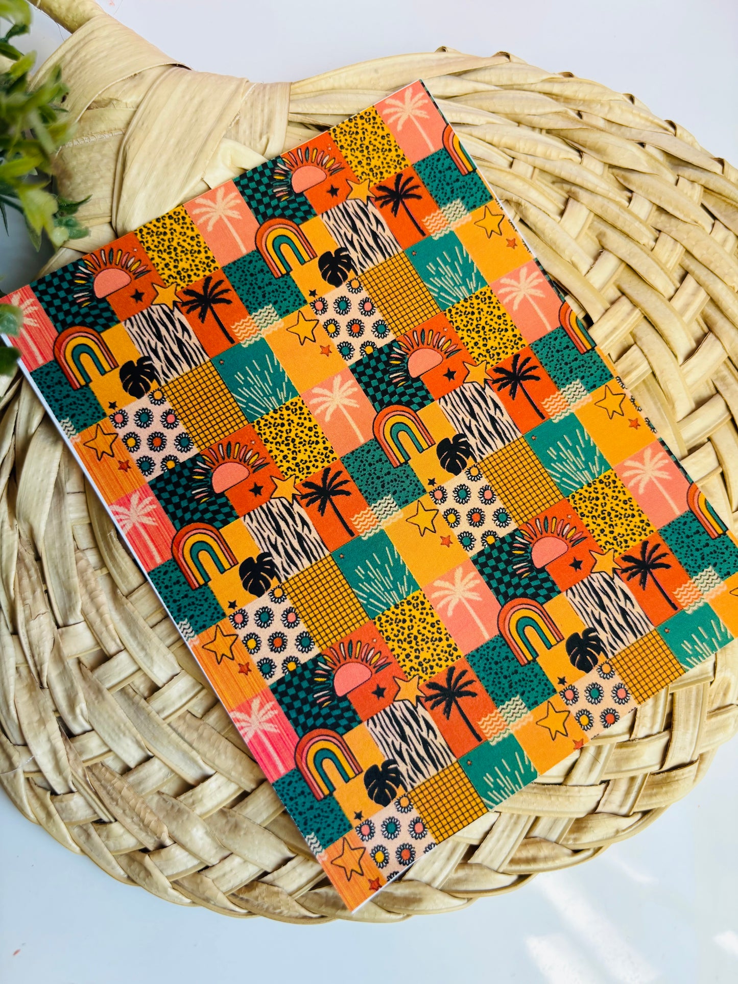 Funky Grid Transfer Paper