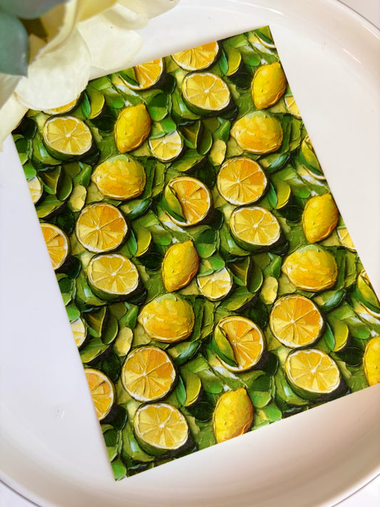 Lemony Green Transfer Paper