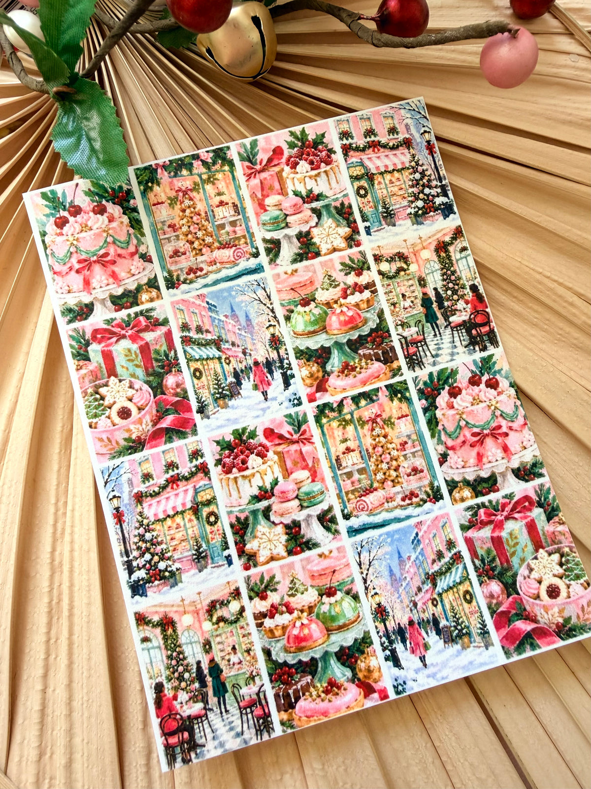 Parisian Patisserie Tile Transfer Paper