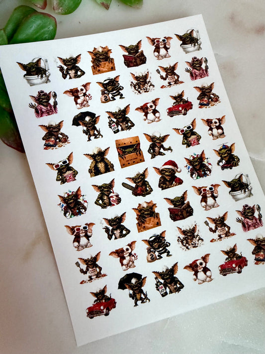Gremlin Charm Transfer Paper