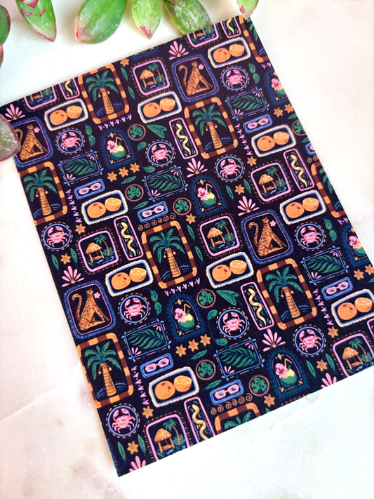 Leopard Motif Transfer Paper