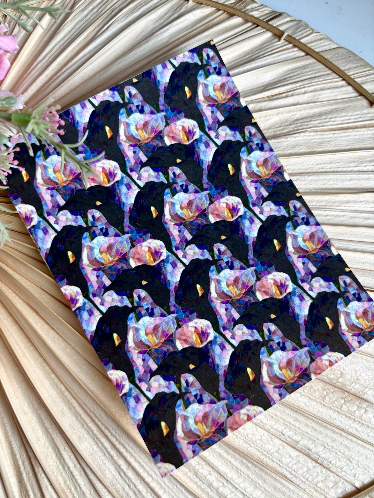 Black Cala Lily SG Transfer Paper