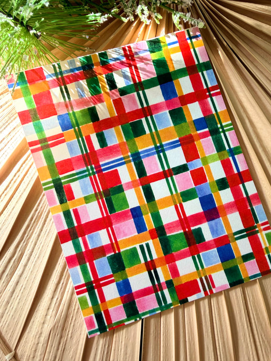 Cheery Plaid Transfer Paper